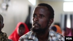 Ibrahim Bundid, 40, is one of thousands of returnees. Kismayo presents a better opportunity for him than his hometown (Afmadow), which is 135 km from , Kismayo, Somalia, Nov. 18, 2016. (M. Yusuf/VOA)