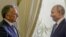 Спеціальний посланець США Стів Віткофф та президент Росії Володимир Путін під час зустрічі у Росії 21 жовтня 2026 року. Фото: Gavriil GRIGOROV/ POOL/ AFP