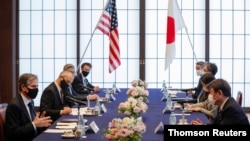 U.S. Secretary of State Antony Blinken visits Japan, March 16, 2021.