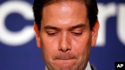 Florida senarotu Marko Rubio Respublikaçılar partiyasından prezidentlik kampaniyasını dayandırdı