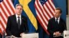 Američki državni sekretar Antony Blinken i švedski premijer Ulf Kristerson na konferenciji za novinare u Švedskoj. (Foto: TT News Agency/Jonas Ekstroemer via REUTERS)