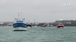 Britain France Warships Fishing -- USAGM