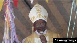 Musenyeri Gervais Banshimiyubusa, umwe mu bagize inama nkuru y'Abepiskopi katorika mu Burundi