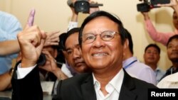 캄보디아구국당의 켐 소카 대표. (자료사진)