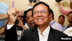 Kem Sokha, pemimpin partai oposisi utama di Kamboja (foto: dok). 