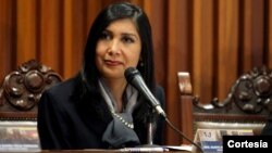 La presidenta del Tribunal Supremo de Justicia de Venezuela, Gladys María Gutiérrez Alvarado. 