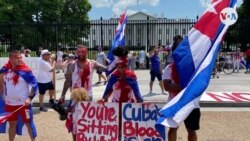 En Fotos | Cubanos en EE. UU. piden ayuda para Cuba al presidente Biden