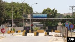 The Ramtha checkpoint along the border between Jordan and Syria, about 80 kilometres north of the Jordanian capital Amman, June 30, 2018.