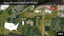 Un guardia de seguridad fue atacado con cuchillo en el aeropuerto internacional Bishop, en Flint, Michigan, por un hombre que gritó en árabe "Dios es grande".