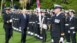 时任美国副总统的拜登2016年7月21日访问新西兰（美联社）
