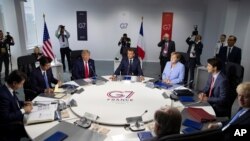 지난해 8월 프랑스 남부 비라이츠에서 주요 7개국 (G7) 정상회의가 열렸다.