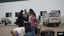 Palestinska porodica na granici Egipta i pojasa Gaze