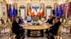 Lideri Italije, Francuske, Nemačke i Rumunije na sastanku sa ukrajinskim predsednikom u Kijevu (Foto: Reuters/Ludovic Marin/Pool )