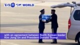 VOA60 World PM - US Plane Lands in South Korea With War Remains