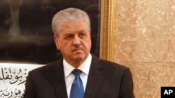 Le Premier ministre algérien Abdelmalek Sellal à Alger (Algérie) le jeudi 6 avril 2017.