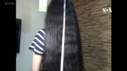 印度17歲少女打破了自己保持的長頭髮健力士紀錄