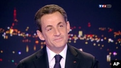 France's President Nicolas Sarkozy (file photo)