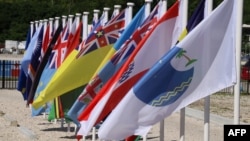 资料照：太平洋岛国论坛成员国的国旗