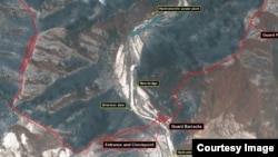 북한인권위원회 보고서에 첨부된 북한 16호 관리소 위성 사진.
