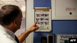 Doctor and Netcare Group Chief Executive Officer Richard Friedland explains how to wash hands at the Netcare Sunninghill Hospital in Johannesburg, March 12, 2020.