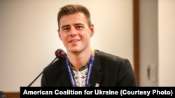 Український скелетоніст та олімпієць Владислав Гераскевич під час подій Ukraine Action Summit, Вашингтон, 13 вересня 2026. Фото American Coalition for Ukraine
