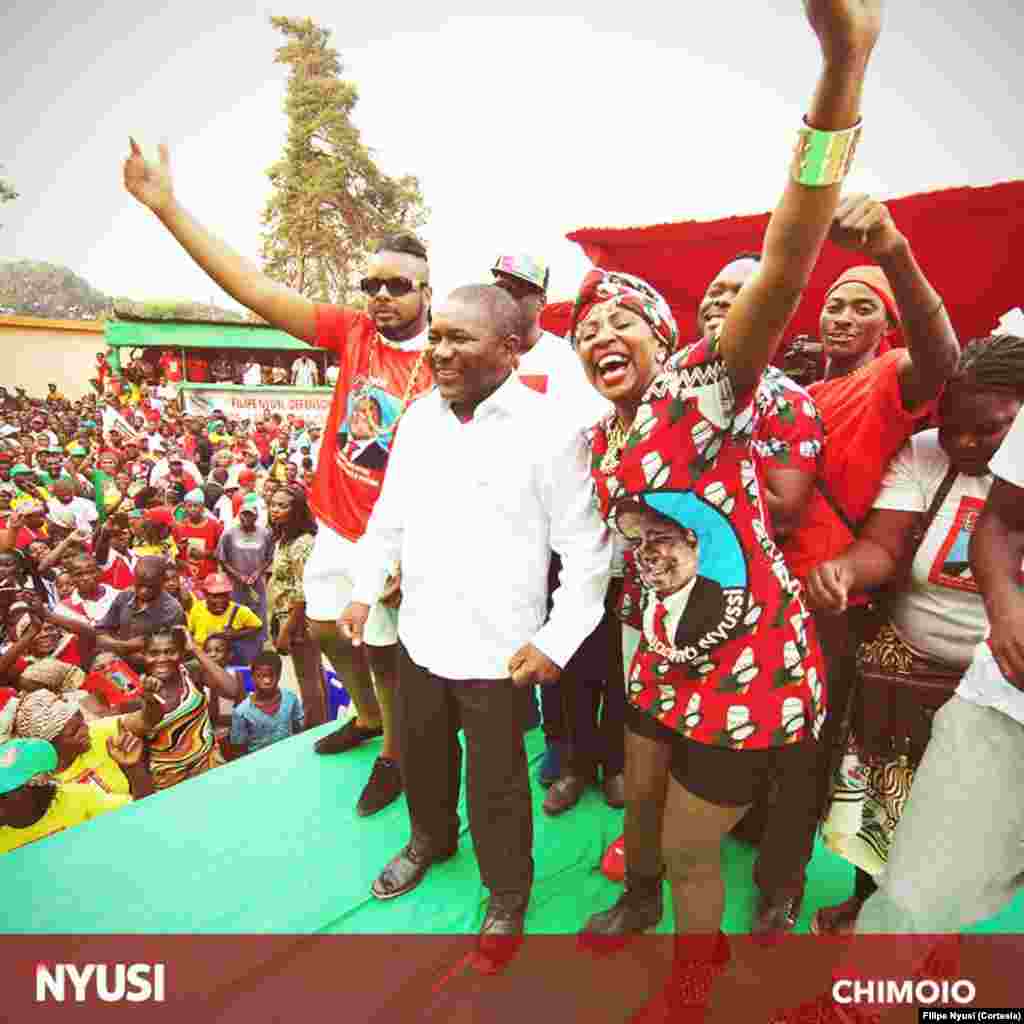Filipe Nyusi no Chimoio, província de Manica
