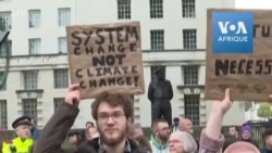 Le centre de Londres bloqué par une manifestation pour le climat