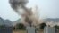 A hugh explosion near a United Nations compound in South Kordofan state, Tuesday, June 14, 2011