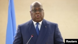 Rais wa Jamhuri ya Kidemokrasia ya Kongo Felix Tshisekedi.