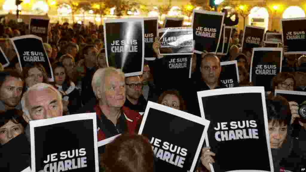 An kai hari kan gidan jaridar Charlie Hebdo, Paris a Faransa.