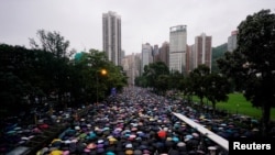 Biểu tình đòi dân chủ và cải cách chính trị tại Hong Kong ngày 18/8/19.