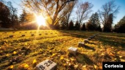 The battleground at Gettysburg, where Lincoln gave his famous speech