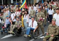 Марш захисників України, Київ, 24 серпня 2020 (Reuters)