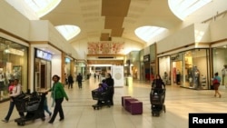 View of a shopping center in Lenasia, south of Johannesburg, Aug. 28, 2013. 