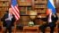 FILE - U.S. President Joe Biden, left, and Russia's President Vladimir Putin meet for the U.S.-Russia summit at Villa La Grange in Geneva, Switzerland, June 16, 2021. 