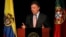 FILE - Colombia's President Juan Manuel Santos in Bogota, April 17, 2013