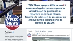 La prensa se une en la corte contra Trump