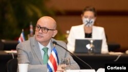 Ministro de Relaciones Exteriores costarricense, Rodolfo Solan. junio 2021. [Foto: cortesía Cancillería de Costa Rica]. 