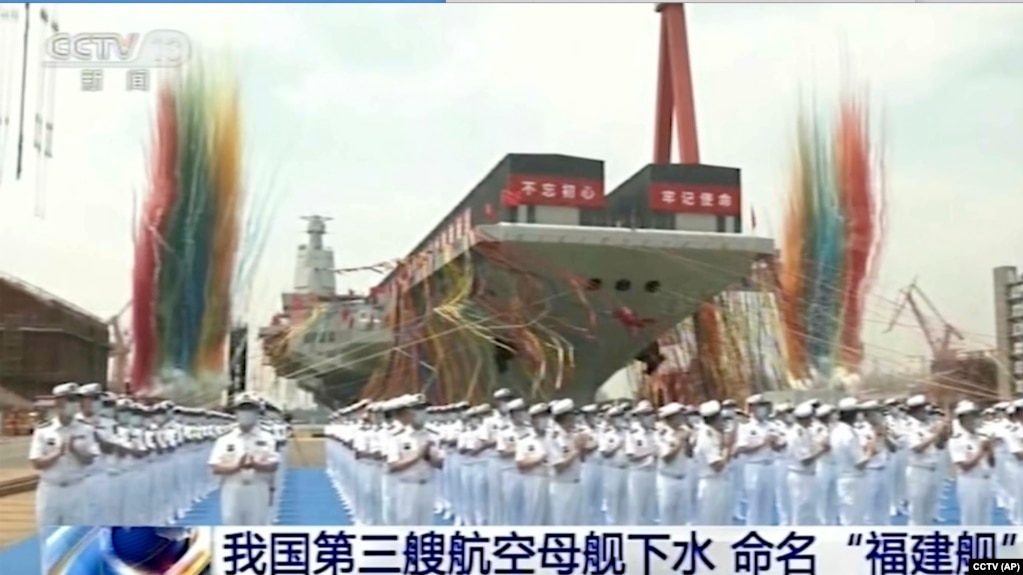 China Aircraft Carrier(photo:VOA)