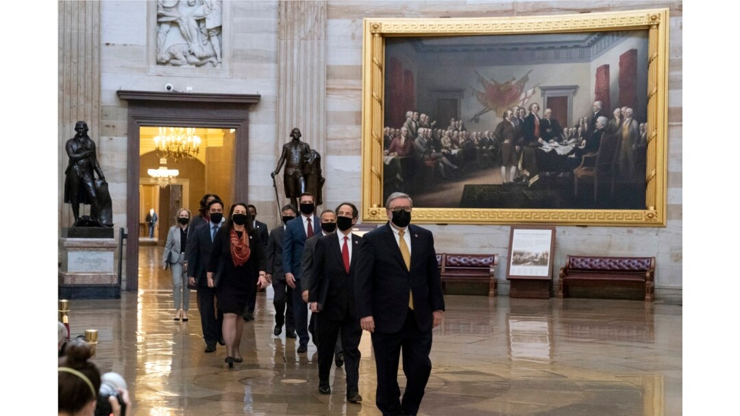 Demokratlarning impichment hay'ati, Senat, 10-fevral, 2021
