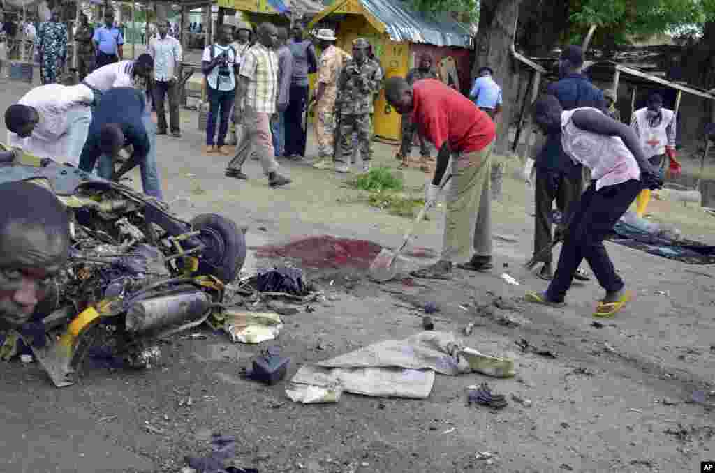 Harin Kunar Bakin Wake Yau Jumma&#39;a A Kusa Da Kasuwar Kwastam Ta Maiduguri