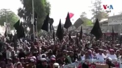 چمن کې د پولې د تړل کېدو پر یوولسمه ورځ سلګونه خلکو احتجاج کړی