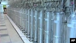 Центрифуги, которые использовались для обогащения урана до уровня 20 процентов.