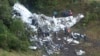 سقوط هواپیمای مسافربری حامل فوتبالیست های برزیلی در کلمبیا ۷۶ کشته به جای گذاشت