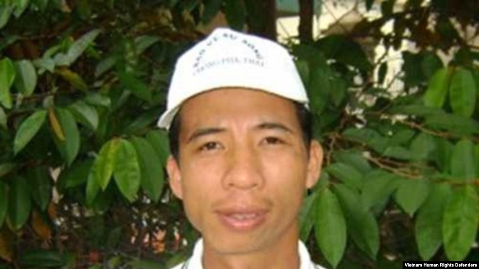 Anh Đặng Xuân Diệu trước khi bị bắt.