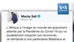 Macky Sall demande l'annulation de la dette de l'Afrique pour atténuer l'impact du COVID-19