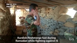 Fasting Peshmerga Fighters Say IS Does Not Represent Islam