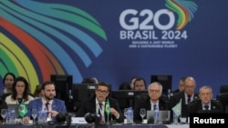 ARCHIVO - El presidente del Banco Central de Brasil, Roberto Campos Neto, habla durante la inauguración de la reunión de Ministros de Finanzas y Gobernadores de Bancos Centrales del G20, en Sao Paulo, Brasil, el 28 de febrero de 2024.