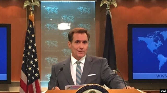 Estados Unidos espera que el diálogo con Venezuela continúe, dijo el vocero del Departamento de Estado, John Kirby.