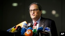 Quim Torra, con fuertes posiciones anti españolas, asumió el jueves, 17 de mayo, de 2018, la presidencia de Cataluña.